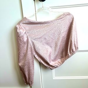 SHEIN one shoulder top. Size Small. Never worn! Slightly cropped.